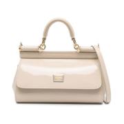 Dolce & Gabbana Beige Handväska - Must-have för modeframåt kvinnor Bei...