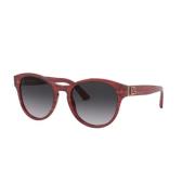 Dolce & Gabbana Stiliga solglasögon med gradientlinser Red, Dam