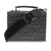 Dolce & Gabbana Axelväska med monogram Black, Herr