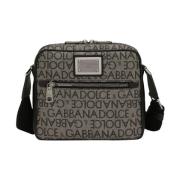 Dolce & Gabbana Stilfull Cross Body Väska för den Moderna Mannen Brown...