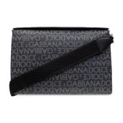 Dolce & Gabbana Axelväska med monogram Gray, Herr