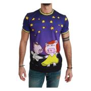 Dolce & Gabbana Lila Bomullstopp 2019 T-shirt Purple, Herr