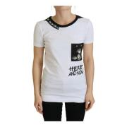 Dolce & Gabbana Dam Logo Crew Neck T-shirt White, Dam