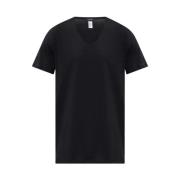 Hanro Bomull T-shirt Black, Herr