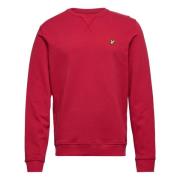 Lyle & Scott Tidlös Klassisk Herr Crew Neck Sweatshirt Red, Herr