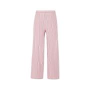 Marella Straight Trousers Pink, Dam