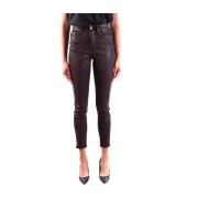 Paige Skinny Jeans Brown, Dam