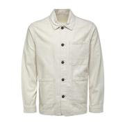 Selected Homme Slhmolton Jacket W White, Herr