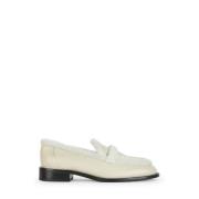 Stuart Weitzman Stiliga Slip-On Loafers Beige, Dam