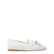 Stuart Weitzman Wylie Signature Loafers White, Dam