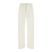 Jil Sander Vita bomullsblandade jeans White, Dam