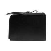 Jil Sander Svart Kontinental Plånbok Black, Dam