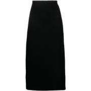 Jil Sander Svart Kjol Black, Dam