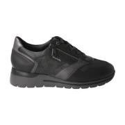 Mephisto Dam Ereen Casual Sneakers i Svart och Grå Black, Dam