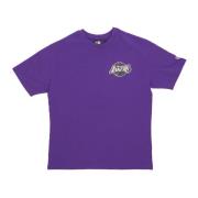 New Era NBA Infill Team Logo Oversize Tee Purple, Herr