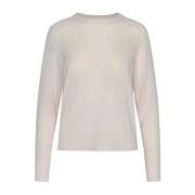 360Cashmere Vit Cashmere Stickad Tröja White, Dam