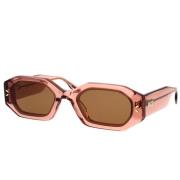 Alexander McQueen McQ Mq0340S 004 Solglasögon Pink, Unisex