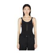 Alexander McQueen Fängslande Korsett Bodysuit Black, Dam