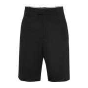 Alexander McQueen Svarta Bermuda Shorts för Män Black, Herr