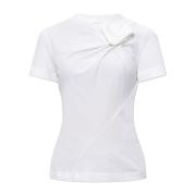 Alexander McQueen Crewneck T-shirt White, Dam