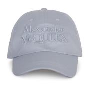Alexander McQueen Casquette Hatt - Trendig Stil Gray, Herr