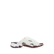 Alexander McQueen Stiliga Striae Slippers Beige, Unisex