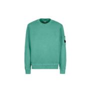 C.p. Company Herr Crew Neck Sweatshirt - Storlek M, Färg 825 Green, He...