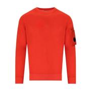 C.p. Company Orange Merinoull Crewneck Tröja Orange, Herr