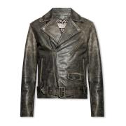 Golden Goose Leather Jackets Brown, Herr