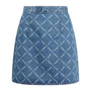 Tommy Jeans Tommy Hilfiger Jeans Womens Skirt Blue, Dam