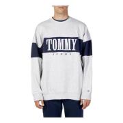 Tommy Jeans Tommy Hilfiger Jeans Mens Sweatshirt Gray, Herr