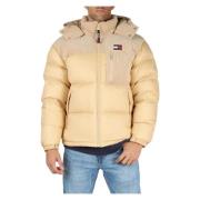 Tommy Jeans Quiltad sammet dunjacka Beige, Herr