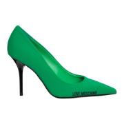 Love Moschino Höj stilen med högklackade skor Green, Dam