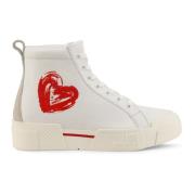 Love Moschino Dammode Sneakers - Stil Ja15455G0Diac White, Dam