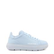 Love Moschino Kvinnors Läder Sneakers - Stil Ja15304G1Gia0 Blue, Dam