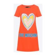 Love Moschino T-Shirts Orange, Dam