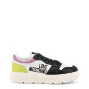 Love Moschino Dam v?r/sommar sneakers - Stil Ja15274G1Giab White, Dam