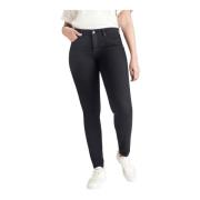 MAC Klassiska svarta skinny jeans Black, Dam