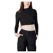 Calvin Klein Jeans Long Sleeve Tops Black, Dam