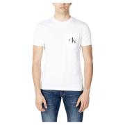 Calvin Klein Jeans T-Shirts White, Herr