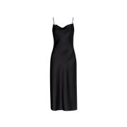 AllSaints ‘Hadley’ Satin Strap Dress Black, Dam