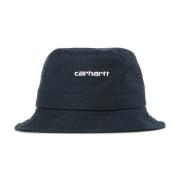 Carhartt Wip Script Bucket Hat - Mörkblå/Vit Blue, Herr