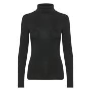 Gestuz Turtleneck Tröja, Håll dig mysig och stilfull Black, Dam