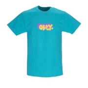 Obey In the Groove Classic Tee Green, Herr