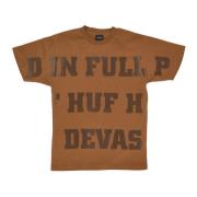 HUF T-Shirts Brown, Herr
