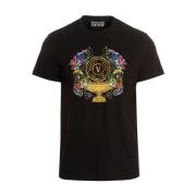 Versace Jeans Couture Ikoniskt Logga Herr T-shirt Black, Herr