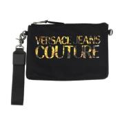Versace Jeans Couture Svart Logo Handväska för Herrar av Versace Jeans...