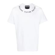 Versace Jeans Couture Herr vit logotyp T-shirt - Xxxl White, Herr