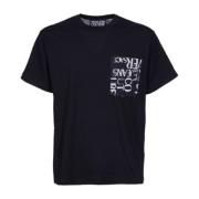 Versace Jeans Couture Herr Klisk Svart Logotryck T-shirt - XL Black, H...