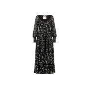 Fabienne Chapot Elegant Slipsbältesklänning Black, Dam